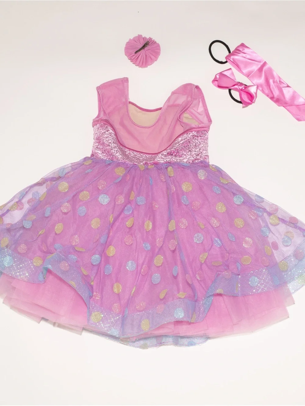 Weismann purple costume and matching accessories